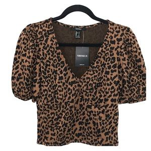 Forever 21 Cheetah Shirt